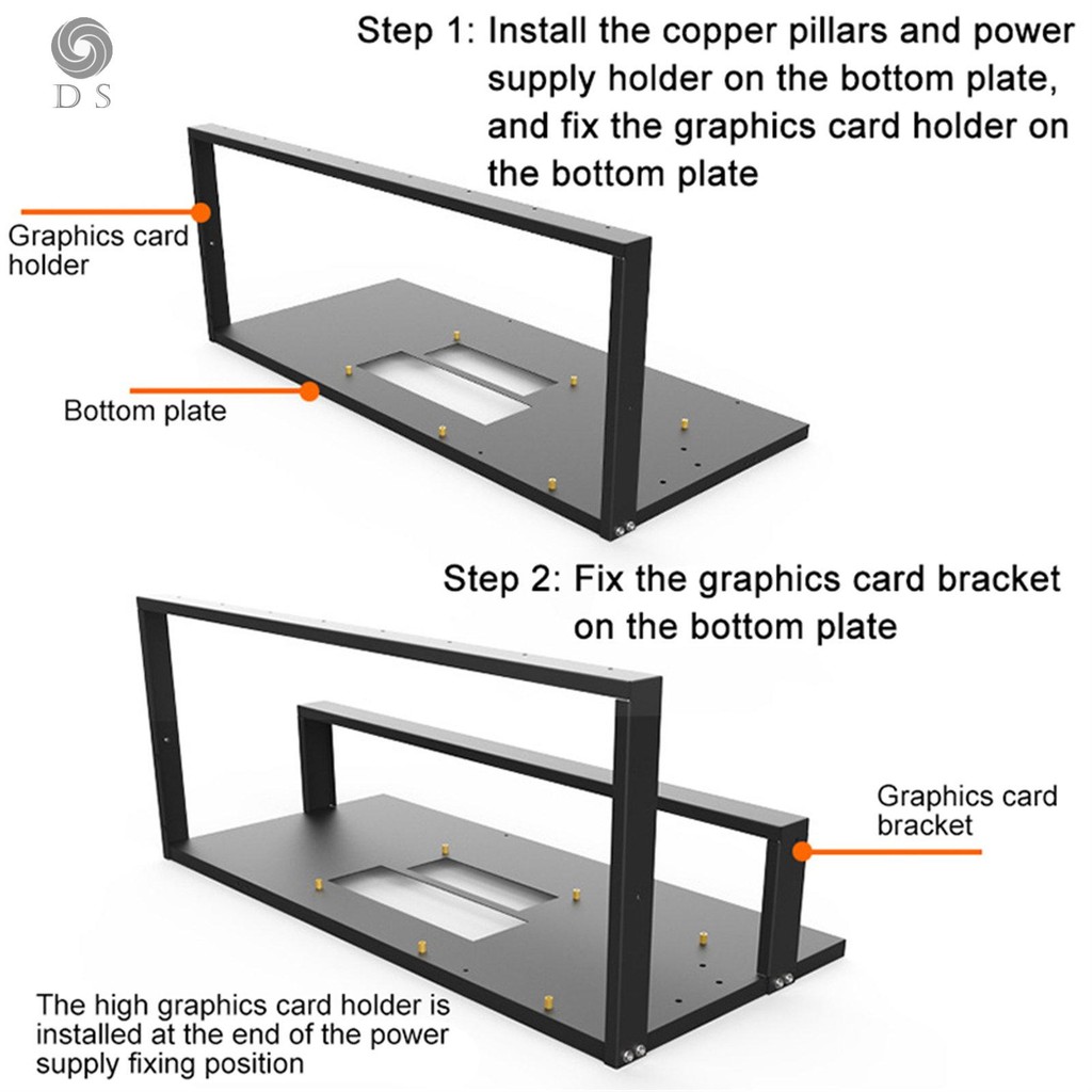 Universal Motherboard Bracket Elevated Space Easy Wire Cable Management ...