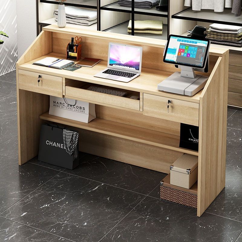 Cashier Counter Bar Small Table Simple Counter Company Reception Desk ...