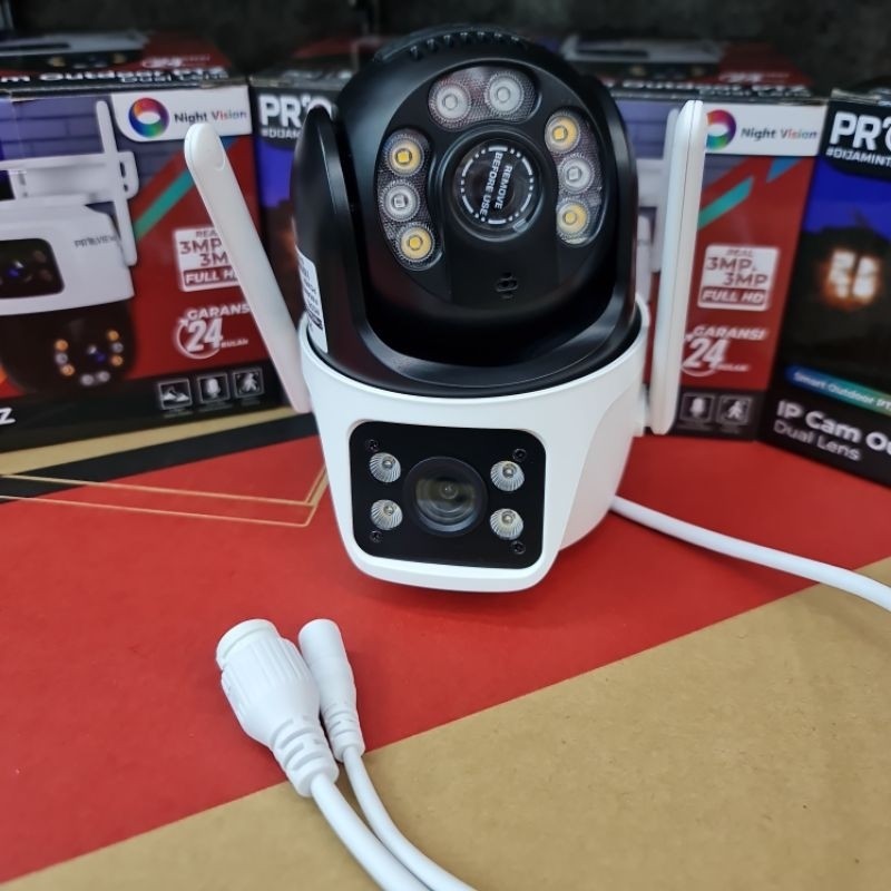 Proview Camera wifi PTZ Proview double lens 3+3mp full color + audio 2 ...