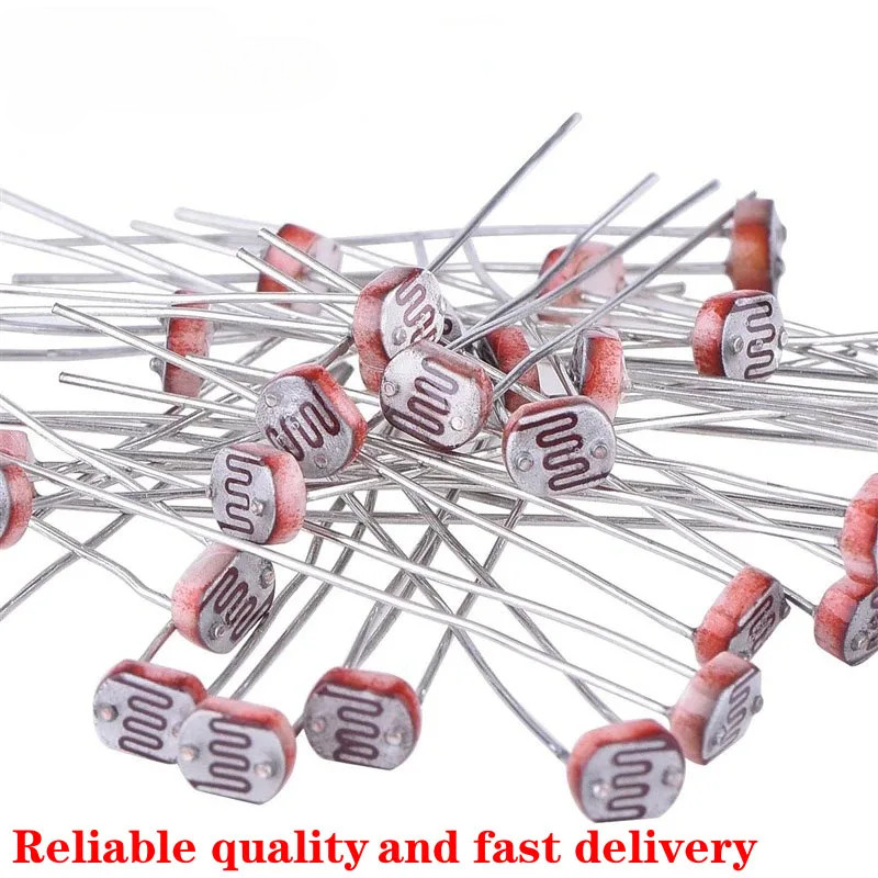 20PCS LDR Photo Light Sensitive Resistor Photoelectric Photoresistor ...