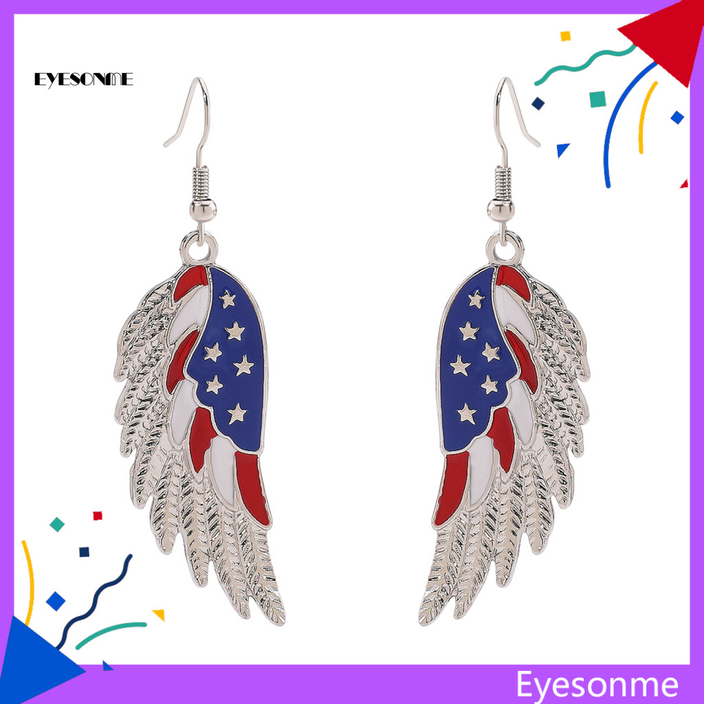 EYES Patriotic Flag Earrings American Flag Jewelry American Pride Day ...