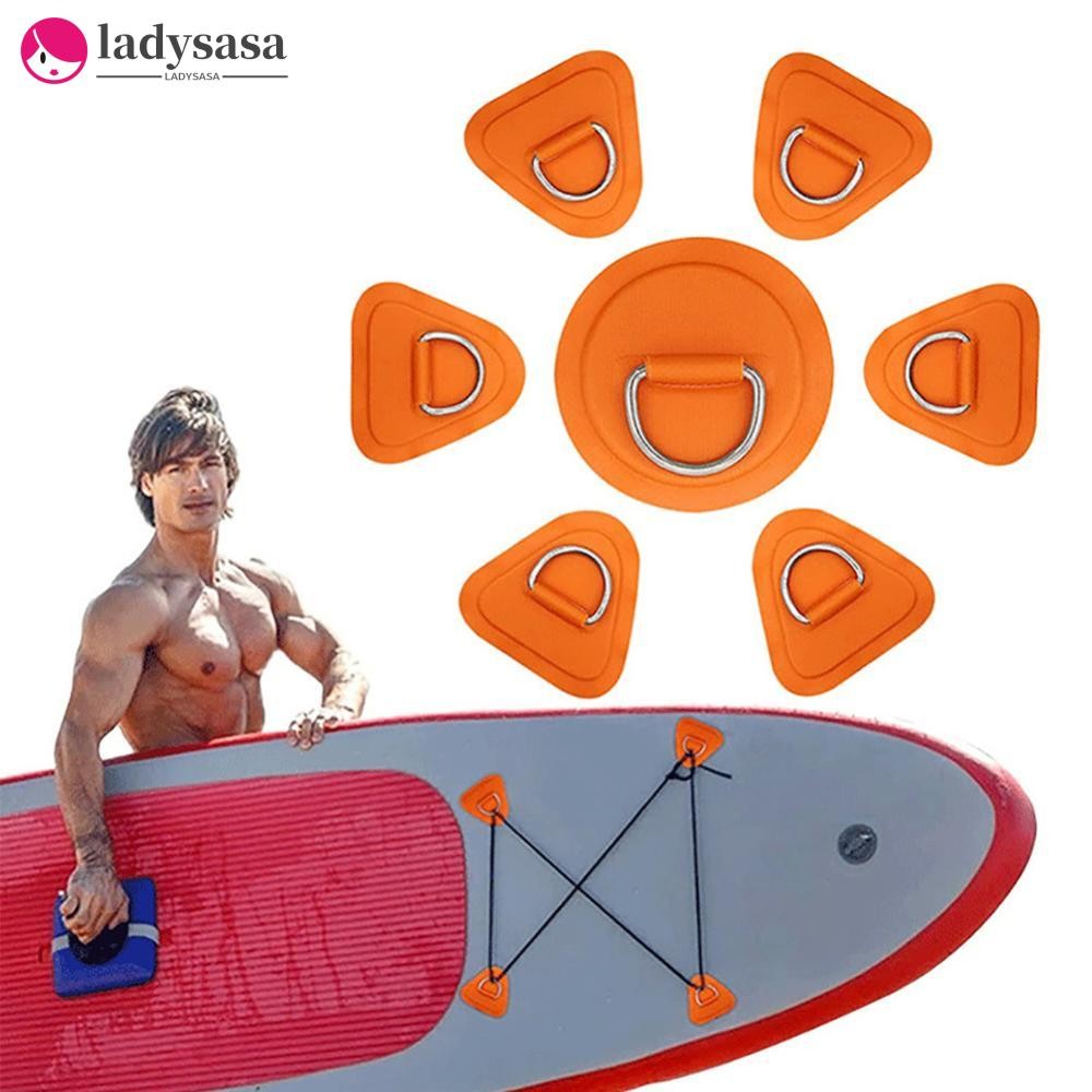 Ladysasa Surfboard Dinghy Boat PVC Patch With Stainless Steel D Ring