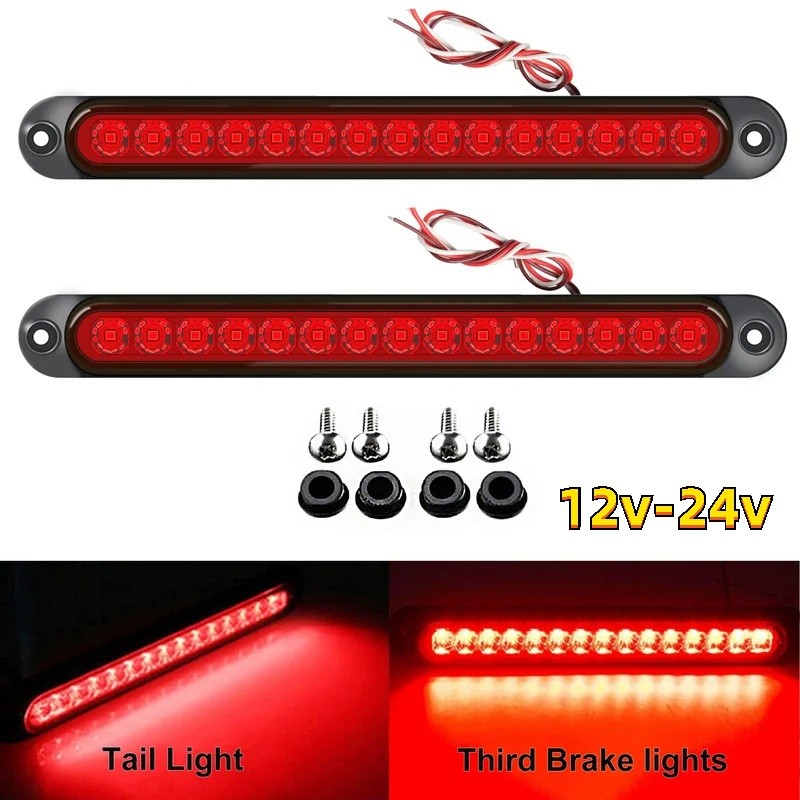 Car Light Bar 15LED Bulbs for Car Truck SUV RV Brake Light Signal Side ...