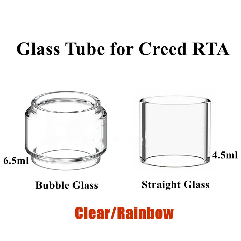 PP+[Ship Today] Replacement Glass Tube For Creed RTA 4.5ml 6.5ml ...