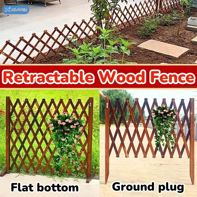 MLADEN Outdoor Garden Fence Decoration Foldable Retractable Modern ...