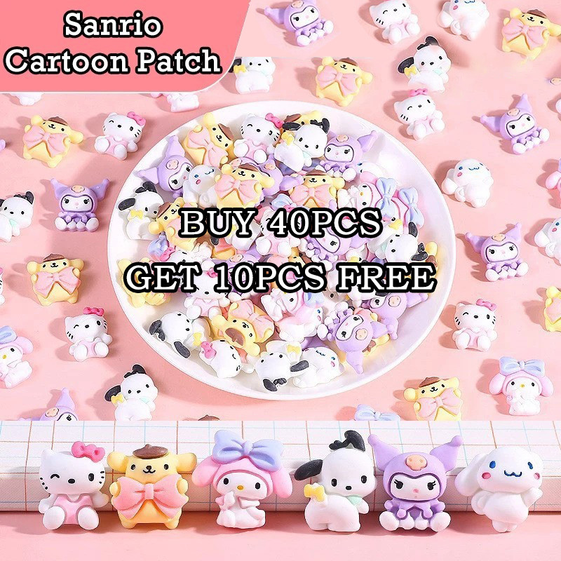 Diy Resin Accessories Cartoon Sanrio Kuromi Jewelry Phone Case Hairpin ...