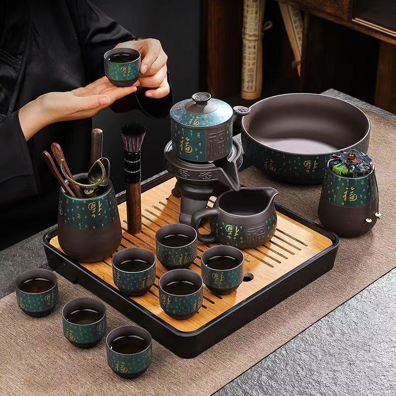 Purple Sand Tea Cup Tea Set Suit Household Teapot Full Set Kung Fu Tea ...