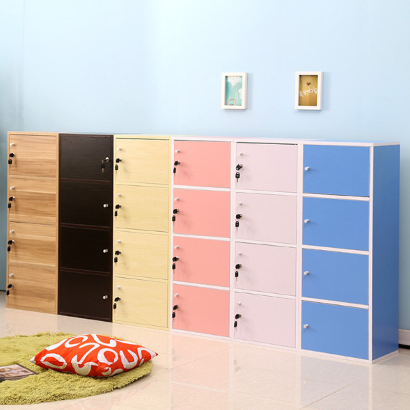 Student Free Combined Bookcase Multifunctional Classroom Locker Simple ...