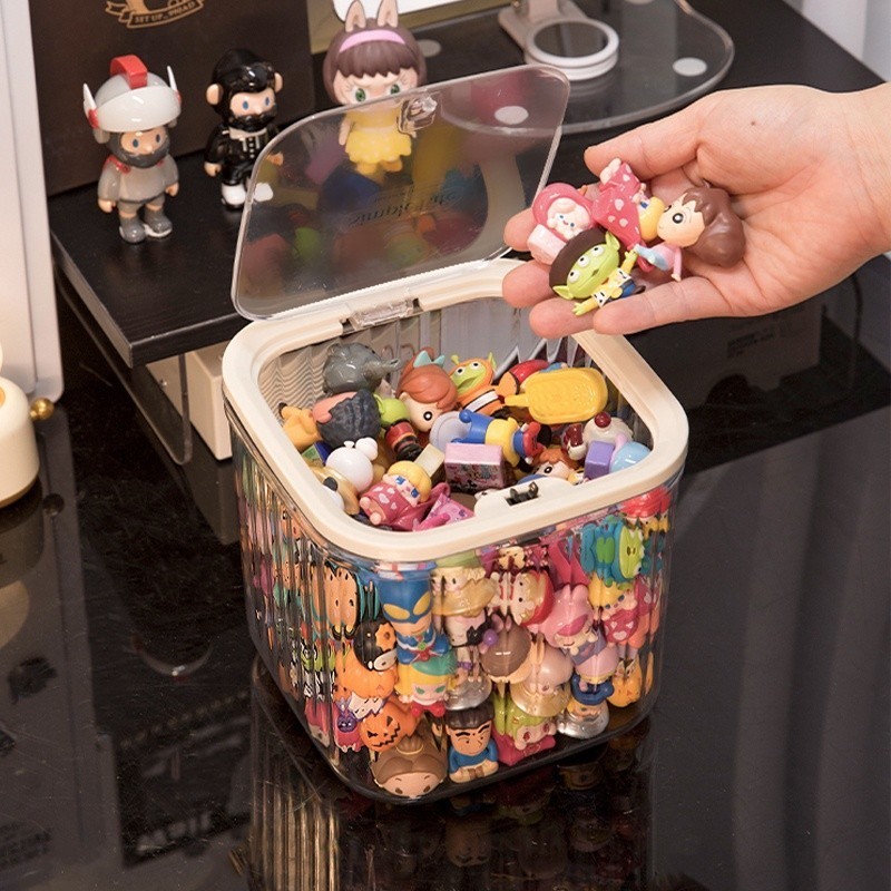 Cute Cute Tablets Storage Box Transparent DIY Mini Candy Toy Blind Box ...