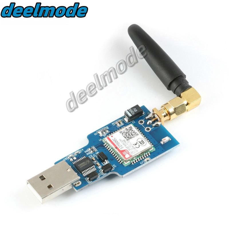 1pcs USB to GSM Module Quad-band GSM GPRS SIM800C Module for Bluetooth ...
