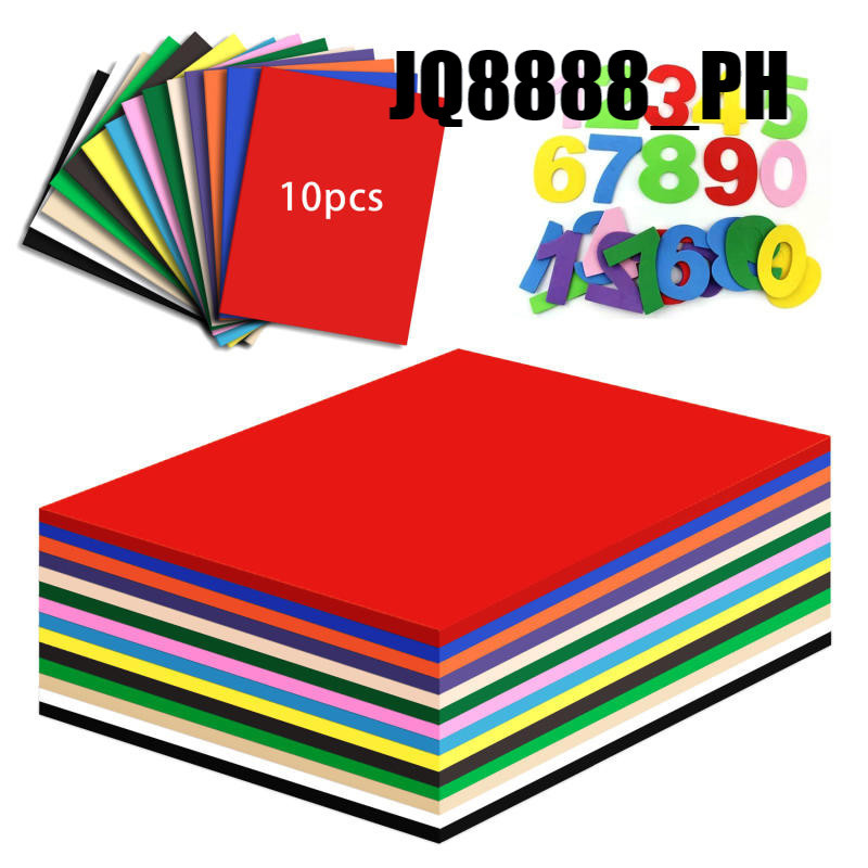 A4 Scallion 10 Color Mix (with Backing Glue/10 Sheets) A4 Sponge Paper ...