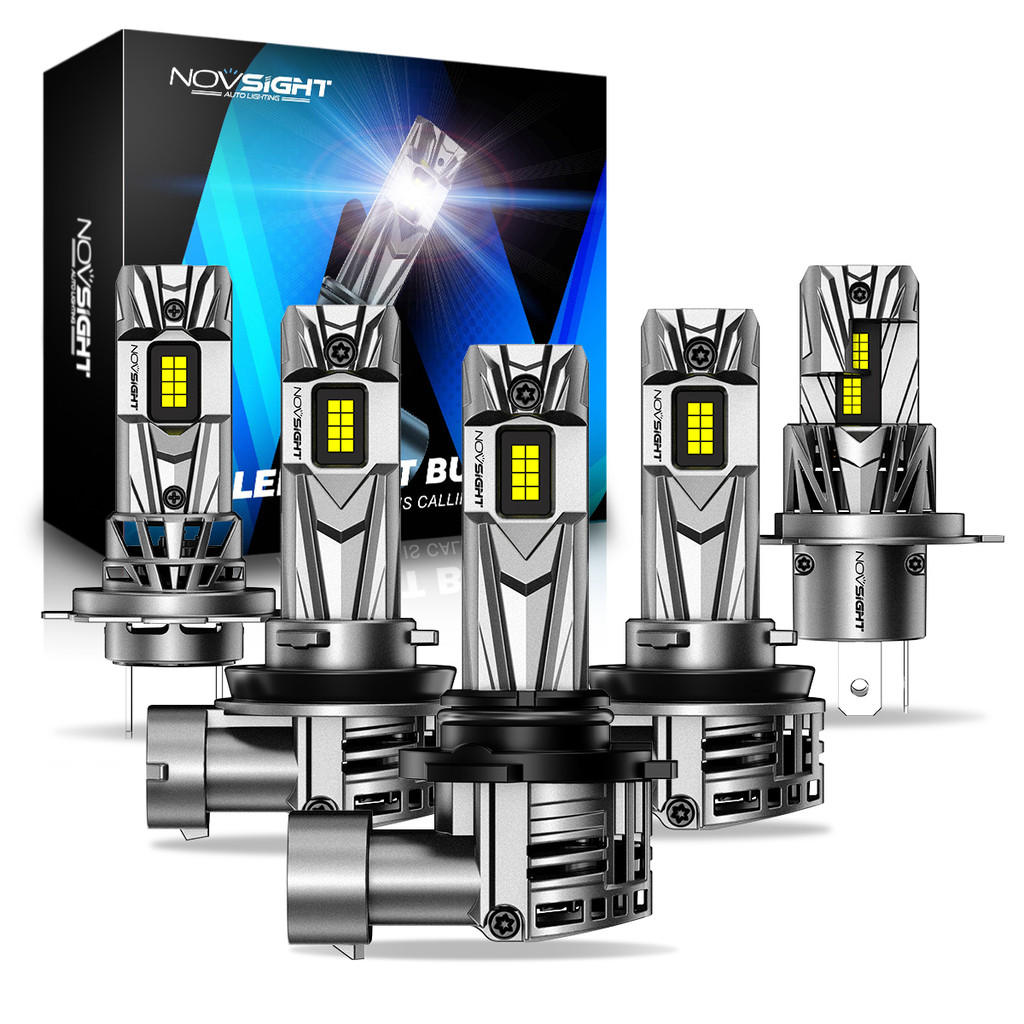 Novsight N79 H4 H11 70W 18000LM LED headlight bulbs for Car white Color ...