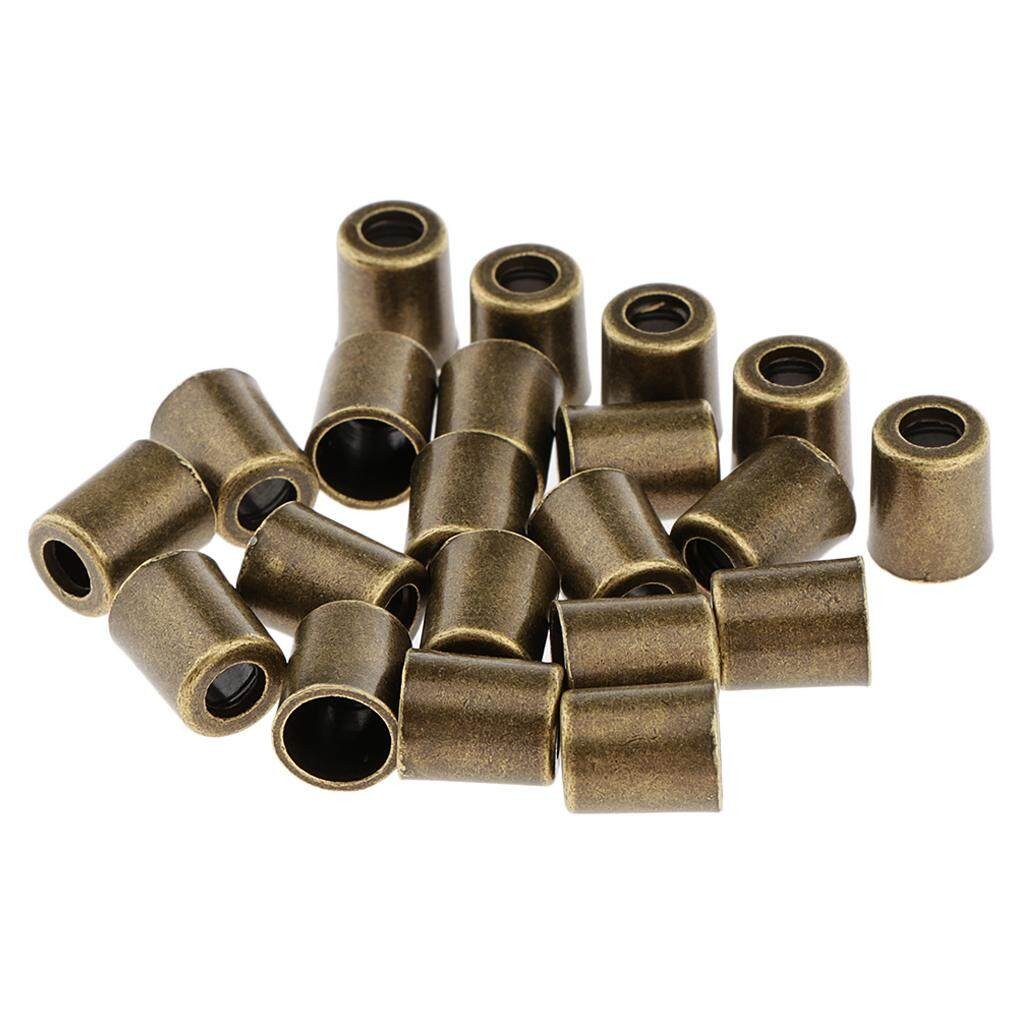 PP+Homozy 20Pcs Metal Bell Drawstring Rope End Cord Stopper Rope ...