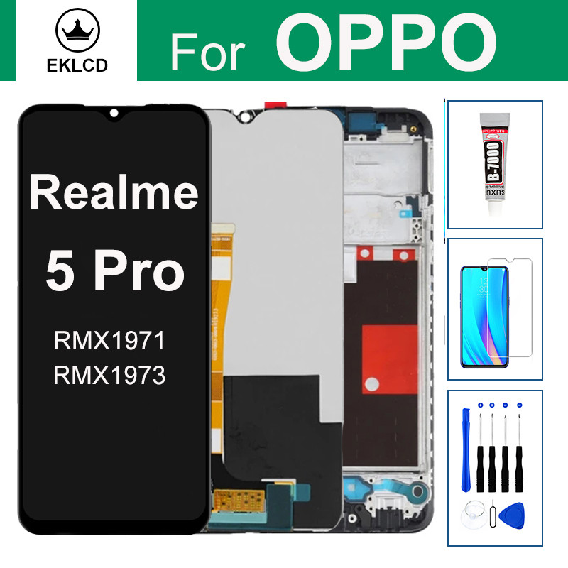 LCD For OPPO Realme 5 Realme5 Pro RMX1971 RMX1973 Display Touch Screen ...