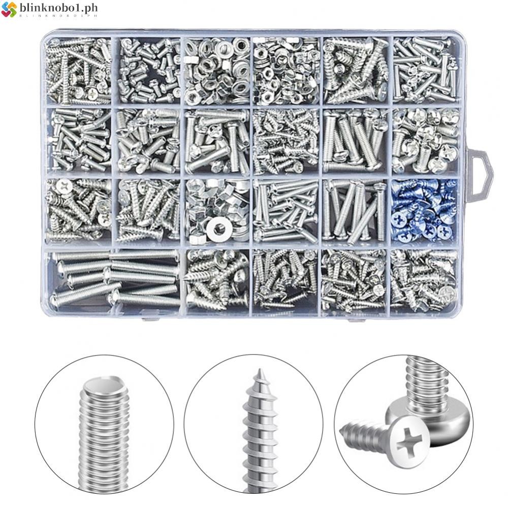 Screw Kit 296 Pieces Featuring Galvanized Steel Construction for ...