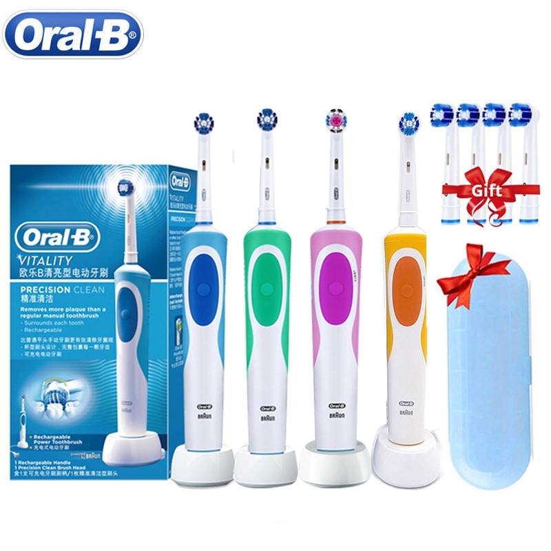 Oral B D12 Vitality Electric Toothbrush Rechargeable 2D Rotating Deep ...