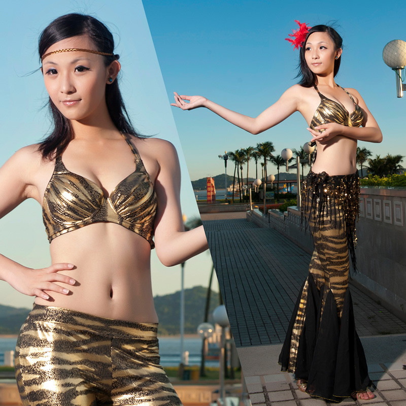 Sequin Pants For Women - Belly Dance Performance, Chiffon Highlight Pants, Work Or Office Dresses, Sexy & Sparkly