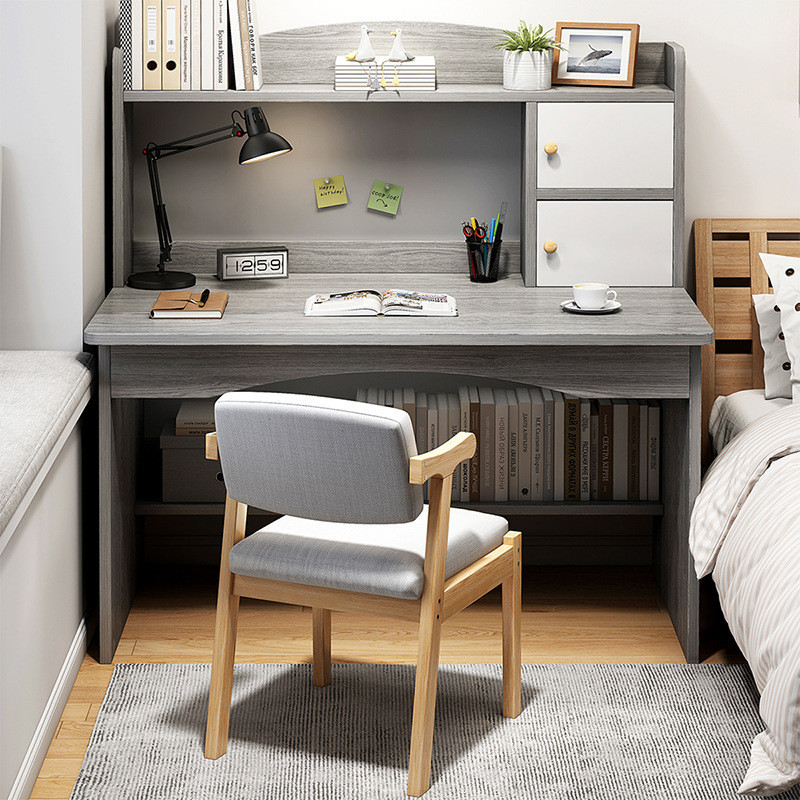 Computer Desk Desktop Home Desk Bookshelf Integrated Simple Student ...