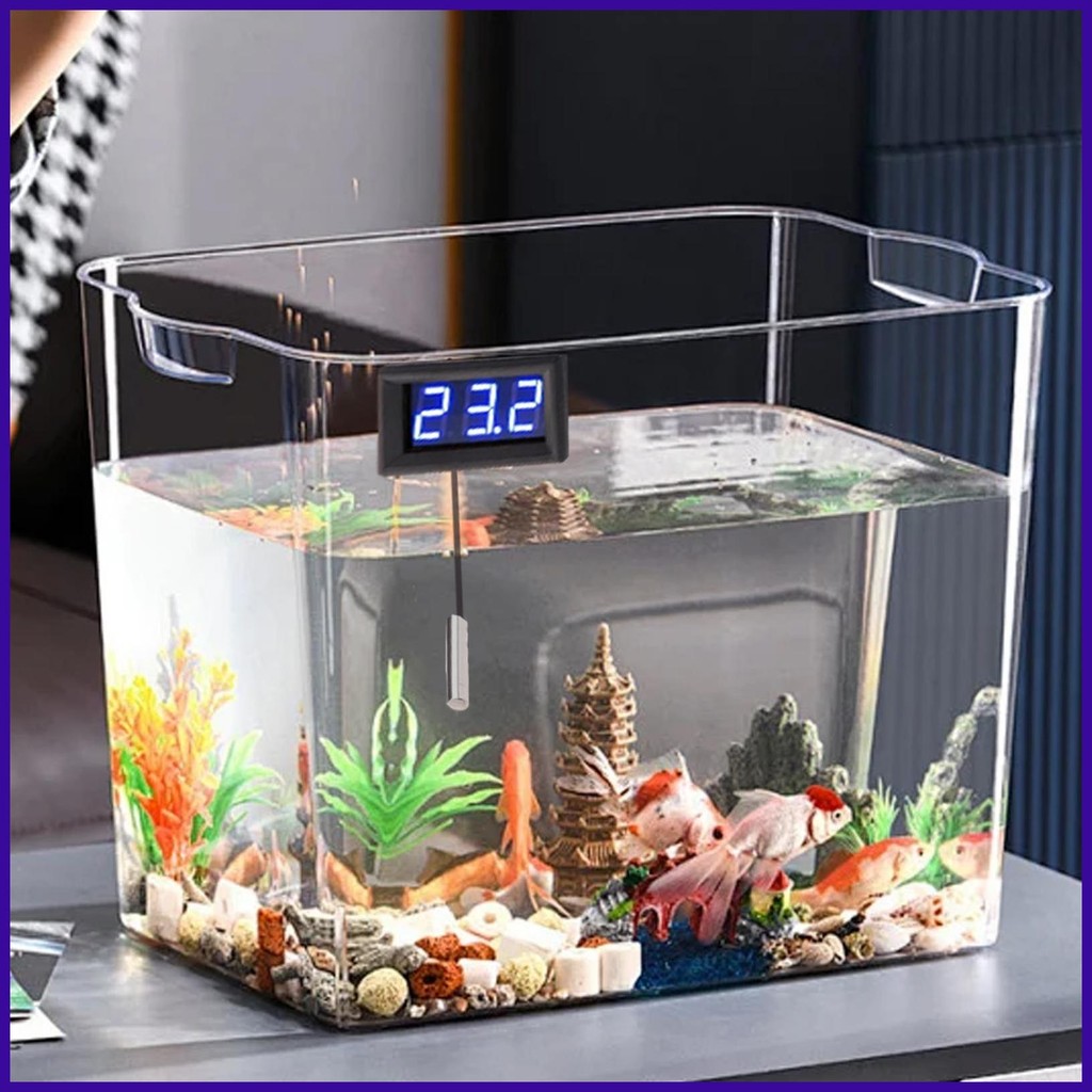 Fish Tank Digital Temperature Meter Water Temperature Gauge Reptile ...