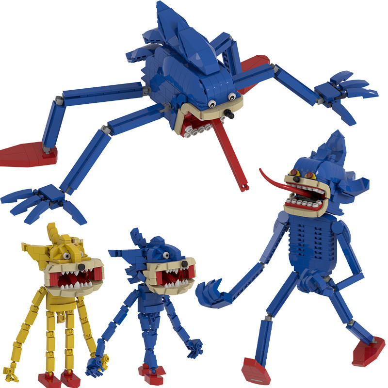 Sonic Building Blocks Puzzle Toys Mutant Terror Sonic the Hedgehog ...