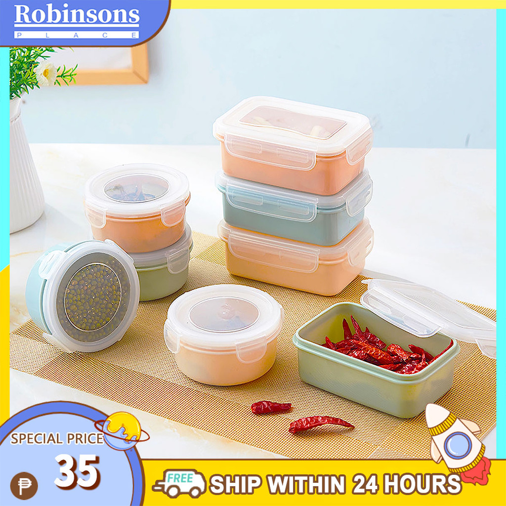 Portable Mini Food Storage Container Airtight PP BPA-FREE Refrigerator ...