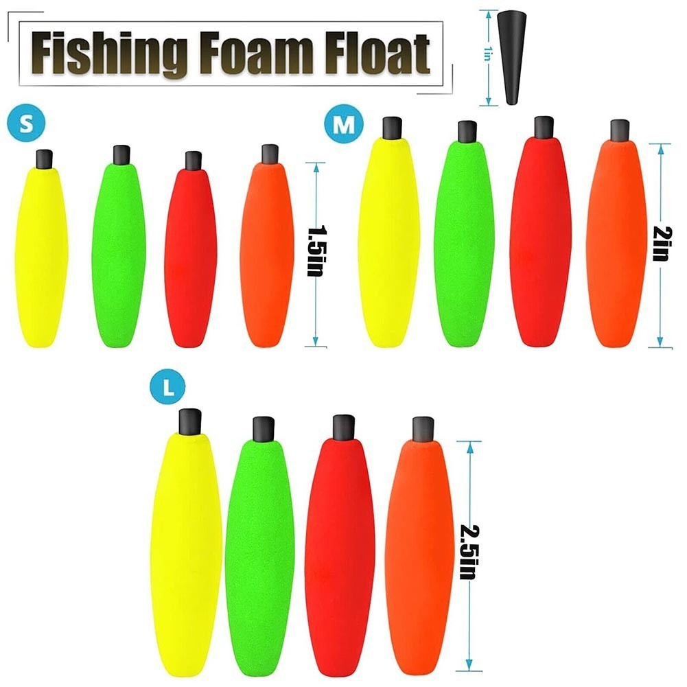Fashionstyle 10pcs Peg Floats Catfish Fishing Bobbers Foam Rig Float ...
