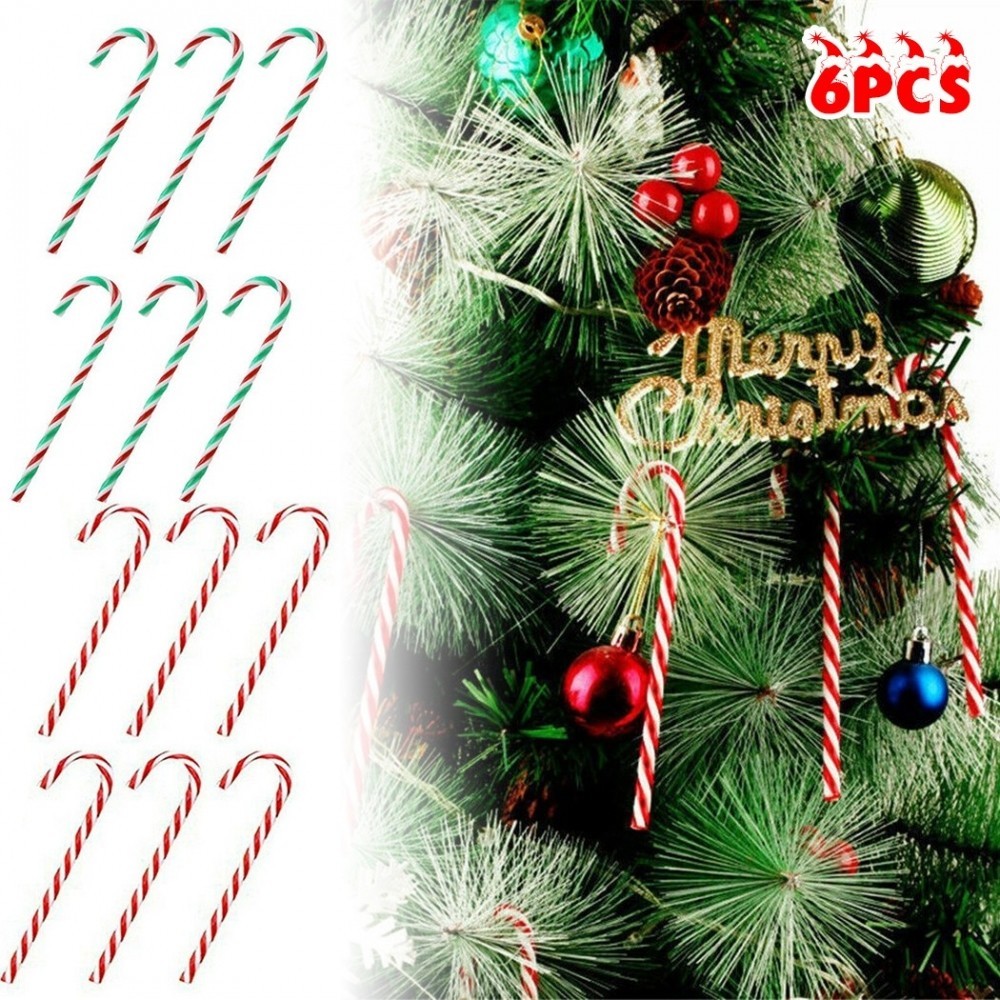 Charming Pack of Six Candy Canes Perfect For Your Seasonal Celebrations ...