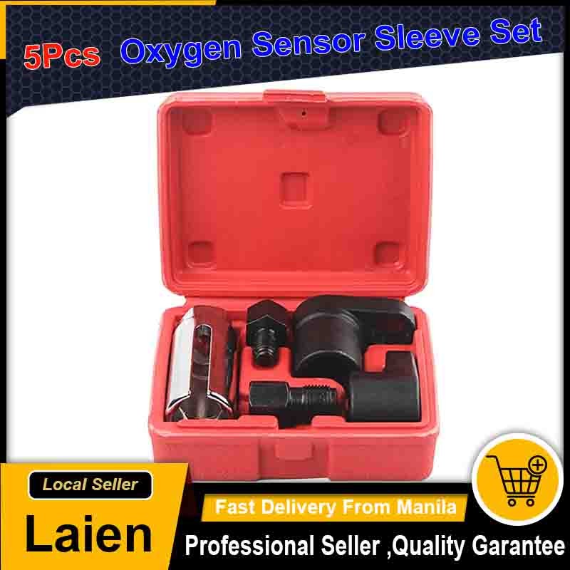 5Pcs/Set O2 Oxygen Sensor Socket Wrench and Thread Chaser Set | Shopee ...