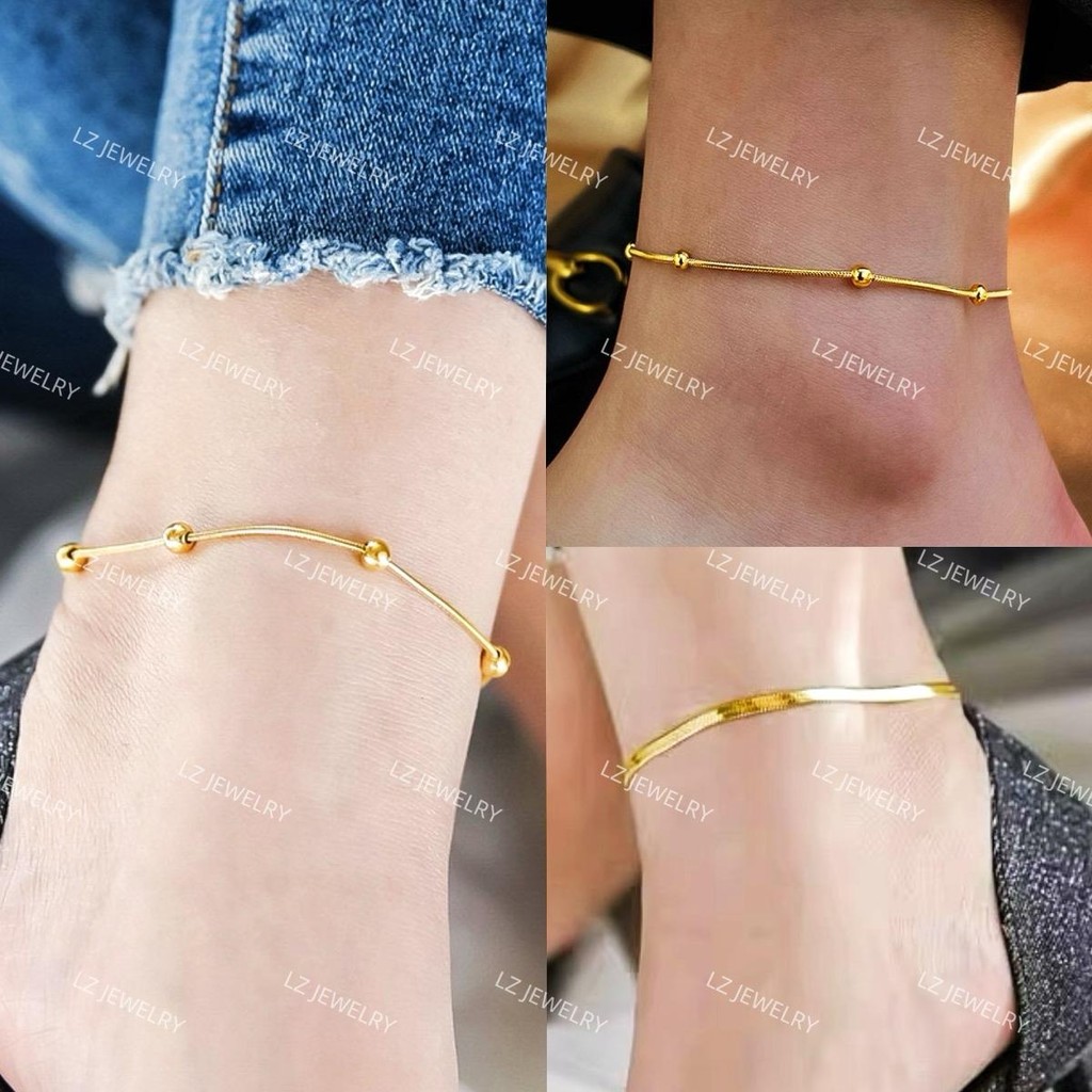 Jewelry Strainless Steel Anklet Accessories For Unisex | Shopee Philippines