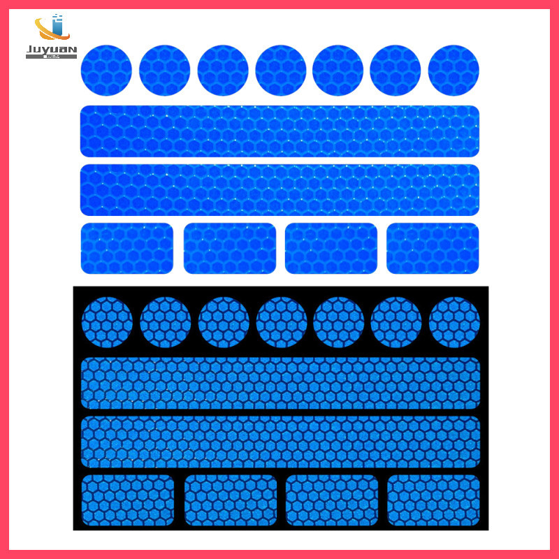 4pcs Reflective Tape Safety Stickers Self-adhesive Warning Caution ...