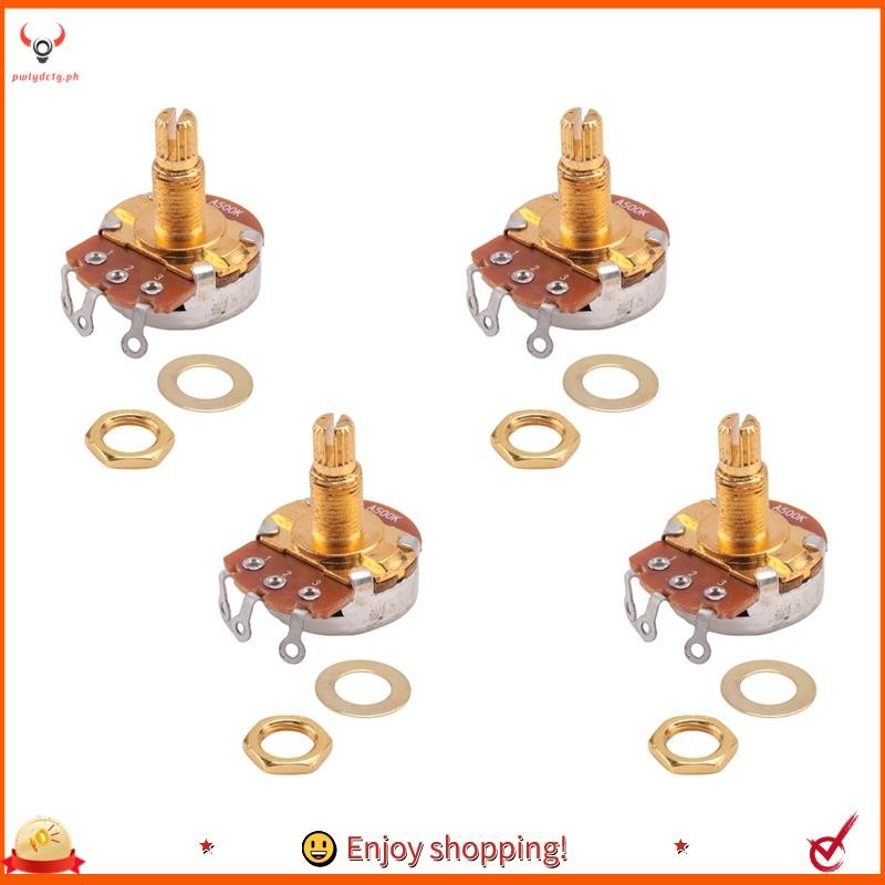 A500K Push Pull Potenzimetro Volume Tono Pots Shaft 18mm Per - Foto 6