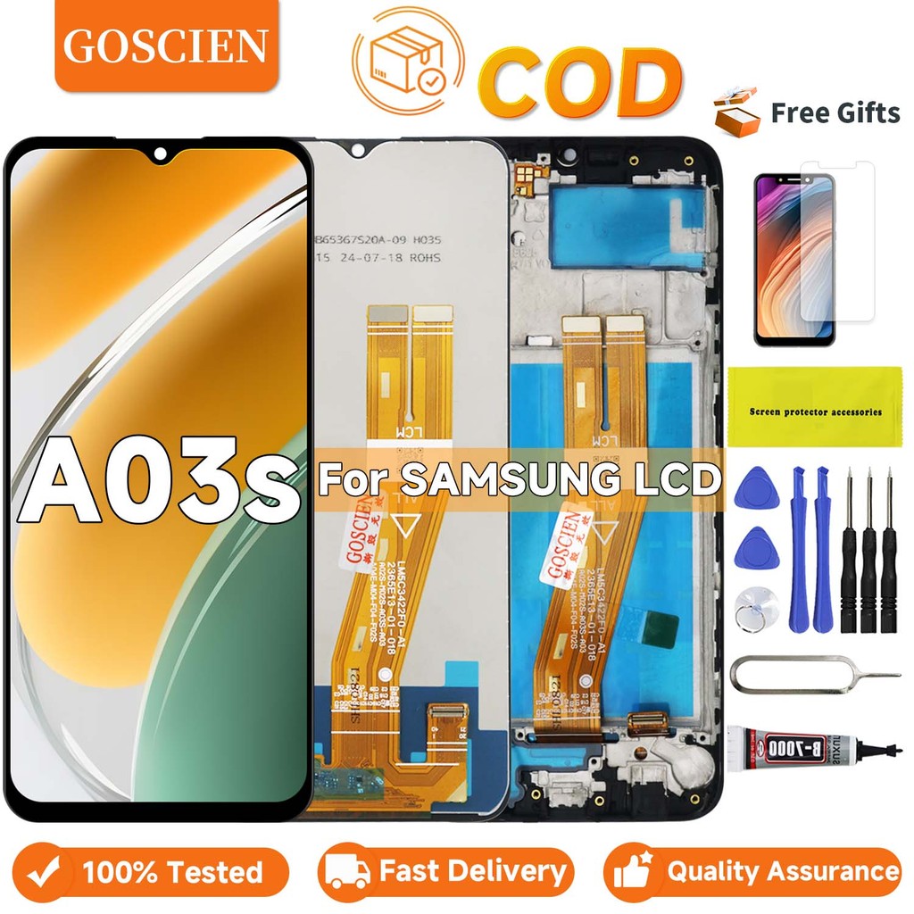 Samsung Galaxy A03S A037F A037M A037FD Screen Component Screen LCD with ...