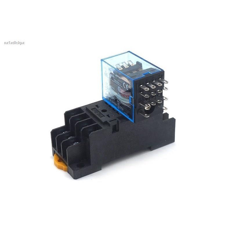 Intermediate relay IEC255 MY4N-J AC220V DC24V 12V small 14 feet four ...