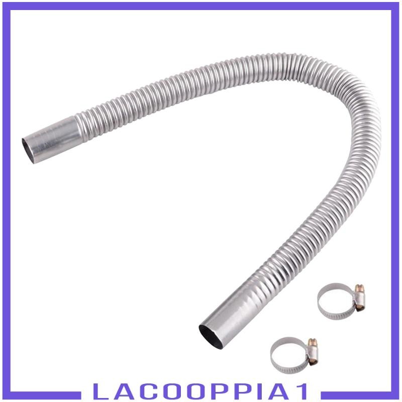 [Lacooppia1] Exhaust Pipe Parking Air Heater w/Clamps Gas Vent Car