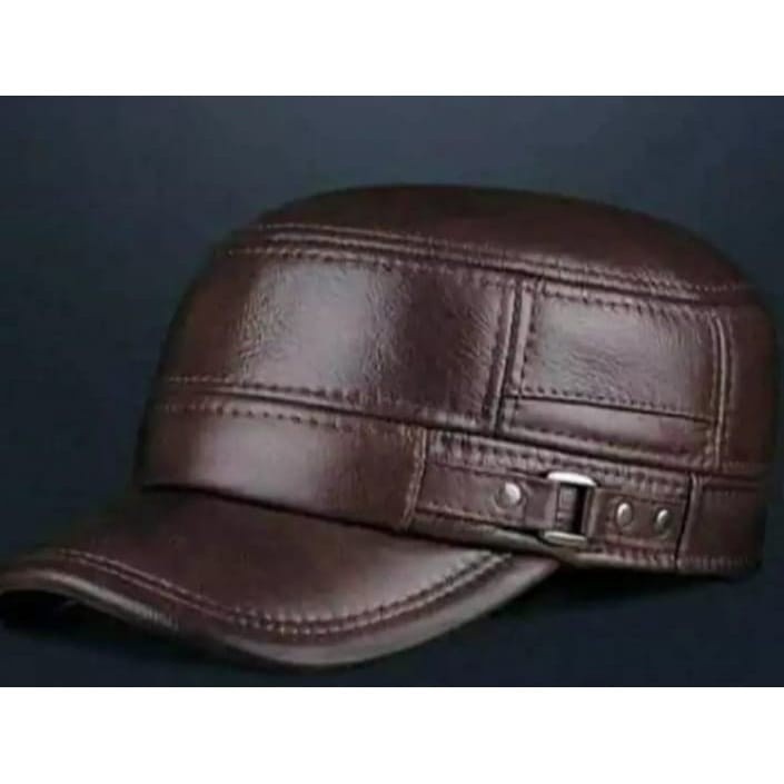 Plain leather hats for men, boys, distro commando/marlboro models, cool ...
