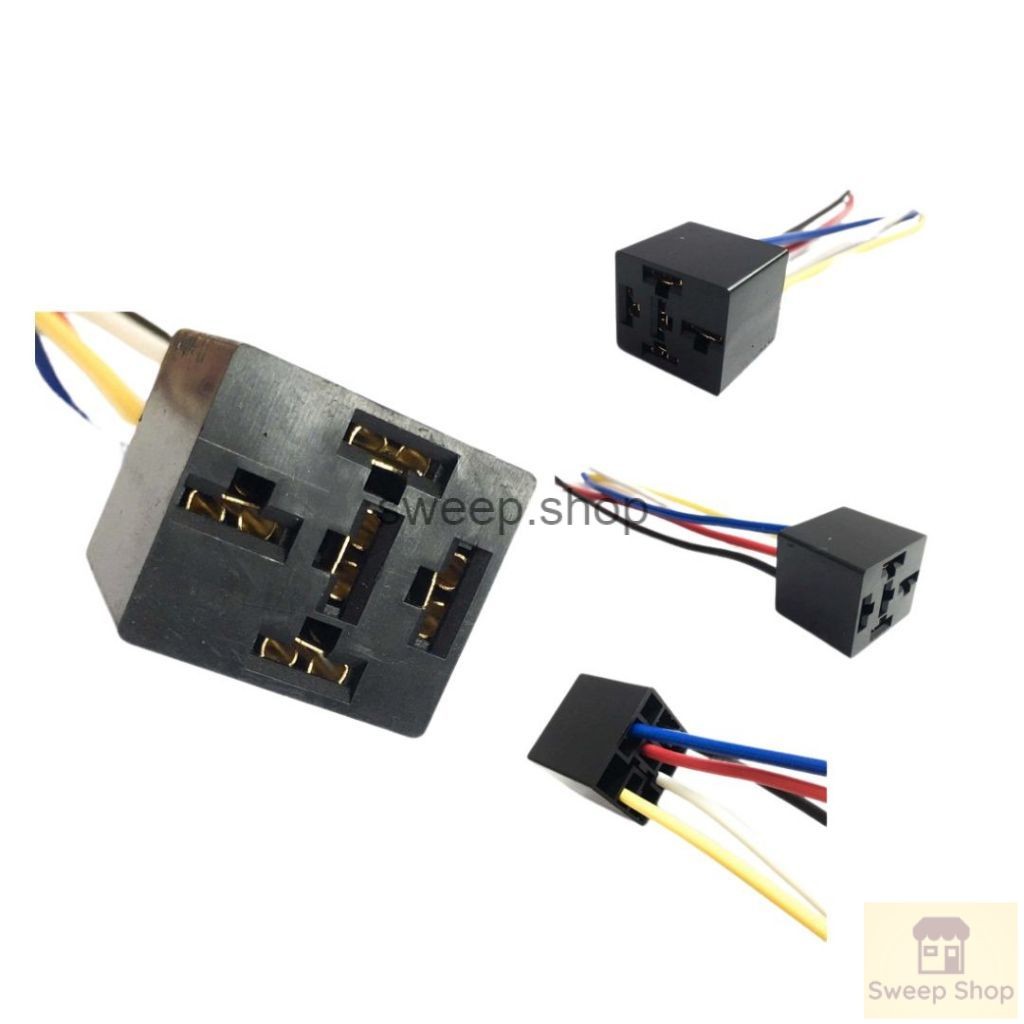 5-Pin Relay Socket with Wire | Shopee Philippines