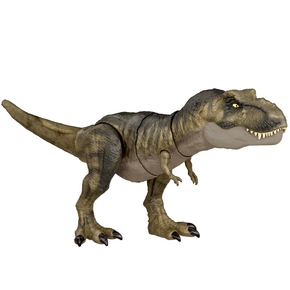 Mattel JURASSIC WORLD New Ruler Super Biting! Roaring T-Rex [Total ...