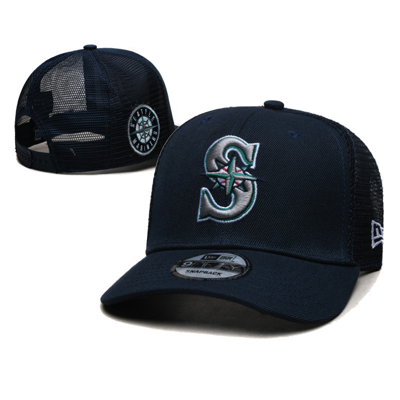 Retro Style Seattle Mariners Baseball Caps Canvas Adjustable Hat ...