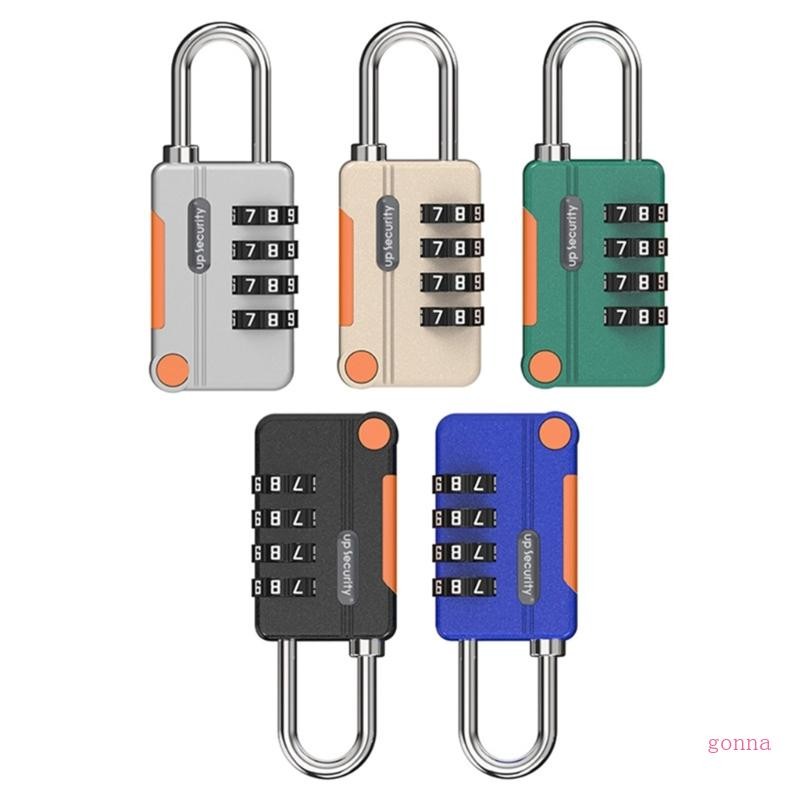 gonna Weatherproof Padlocks 4 Digit Password Lock Portable Luggage