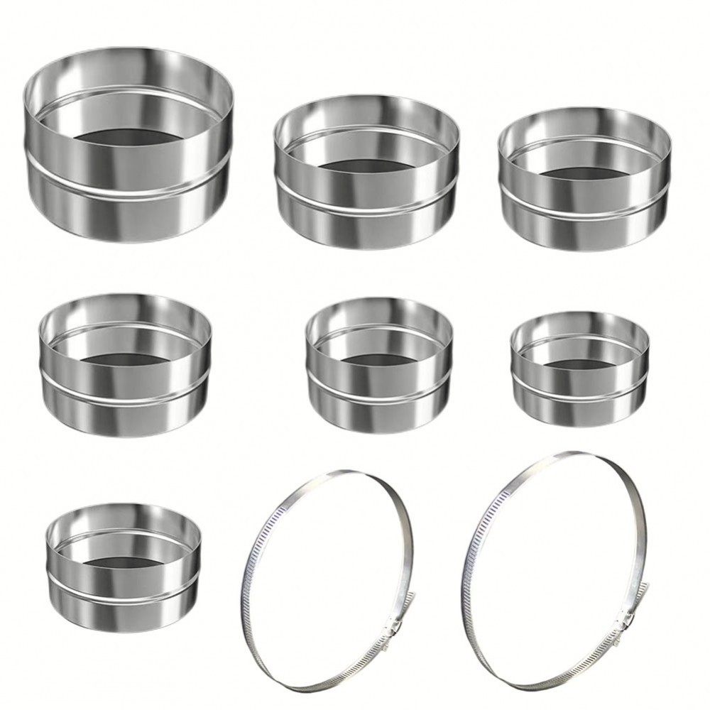 Durable Range Hood Exhaust Pipe Extension with Universal Docking