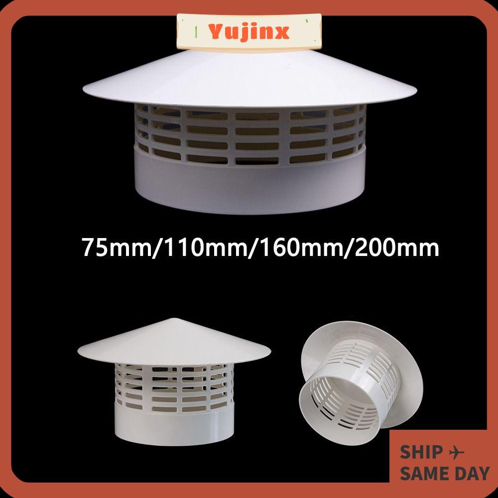 YUJINX Ventilated Rain Cap, 75200mm Exterior Wall Stove Pipe Protector
