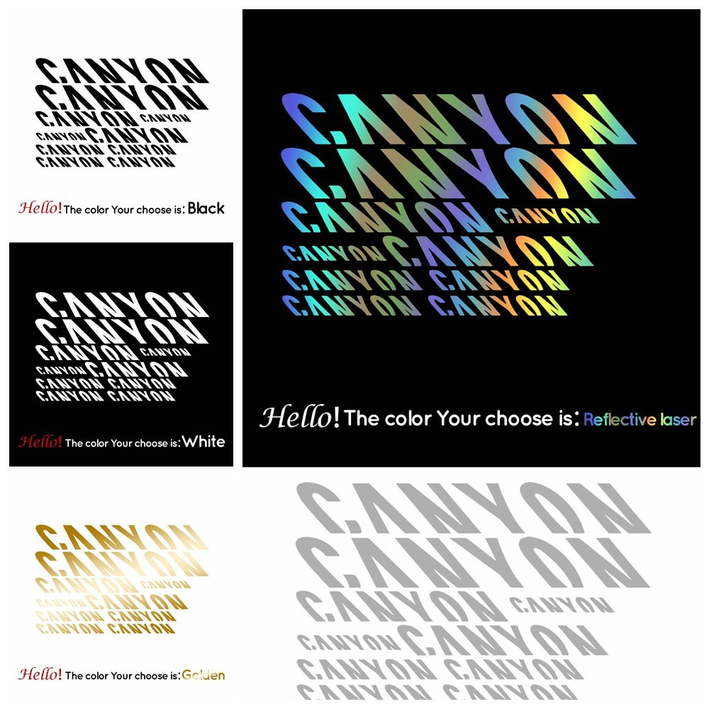 Reflective Canyon Stickers Cinelli for Road Bike Mountain Cycling ...