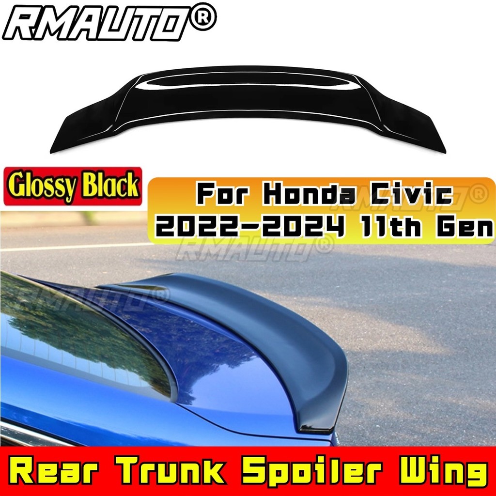 Evan-Fischer Rear Trunk Spoiler For Honda Accord Coupe Sedan – Primed, HO1895108 / 08F13SV4126, 1-Year Warranty