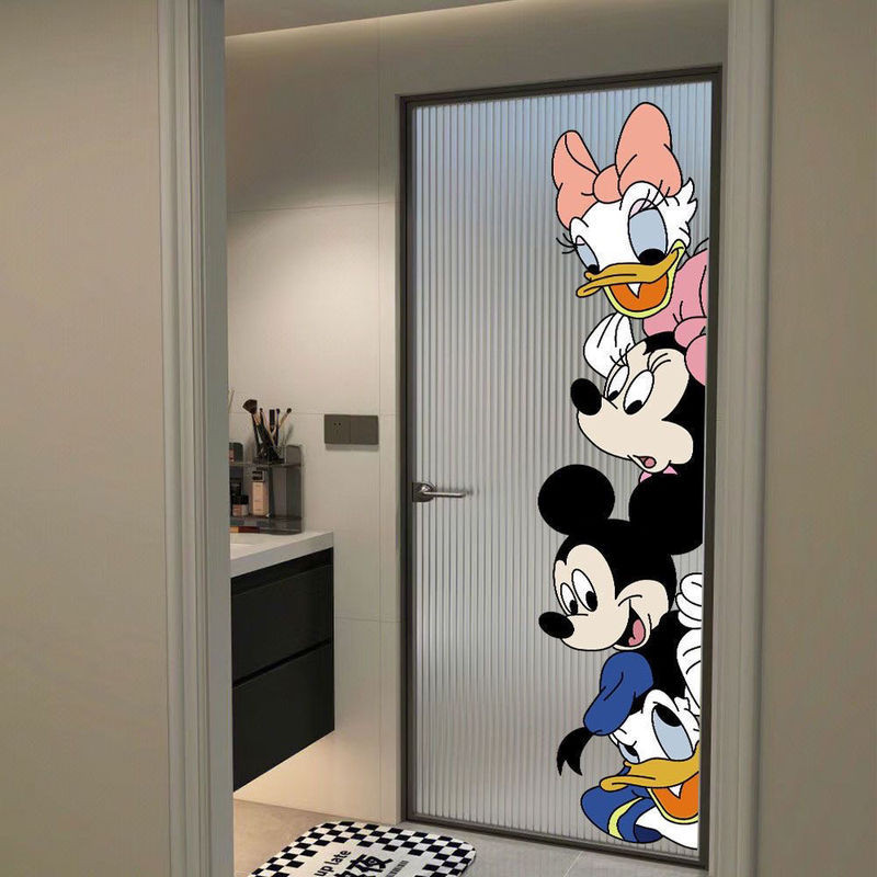 Mickey Cartoon Stickers, Window Decorations, Glass Doors, Balcony ...