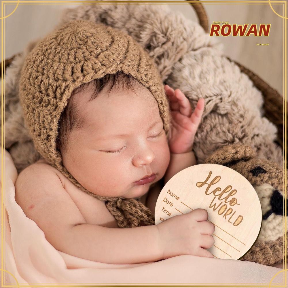 RW-HOME Newborn Welcome Sign, Hello World 15 cm Baby Announcement Sign ...