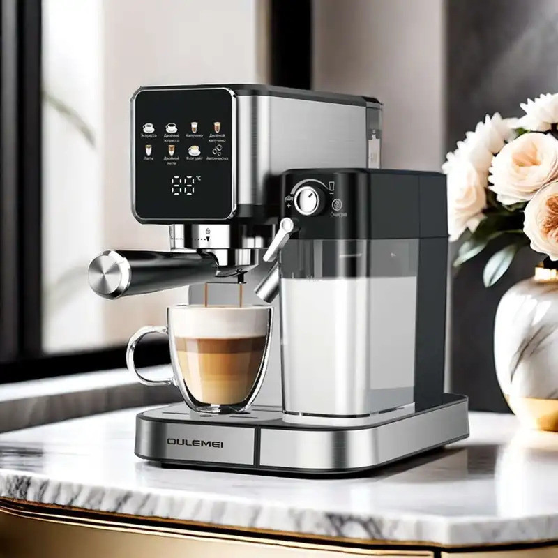 Automatic Double Boiler Espresso Coffee Machine New Smart Digital Home ...