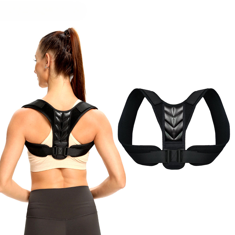 1Pcs Adjustable Back Brace Posture Corrector Spine Women Men ...