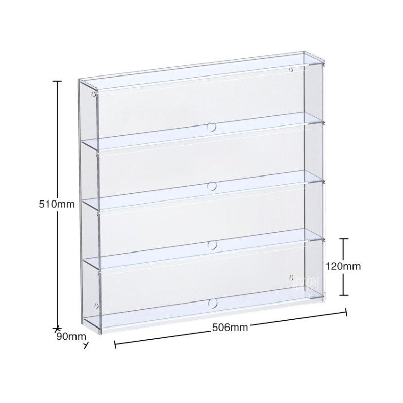 Acrylic Transparent Display Rack Toy Cosmetics Display Cabinet Handmade ...