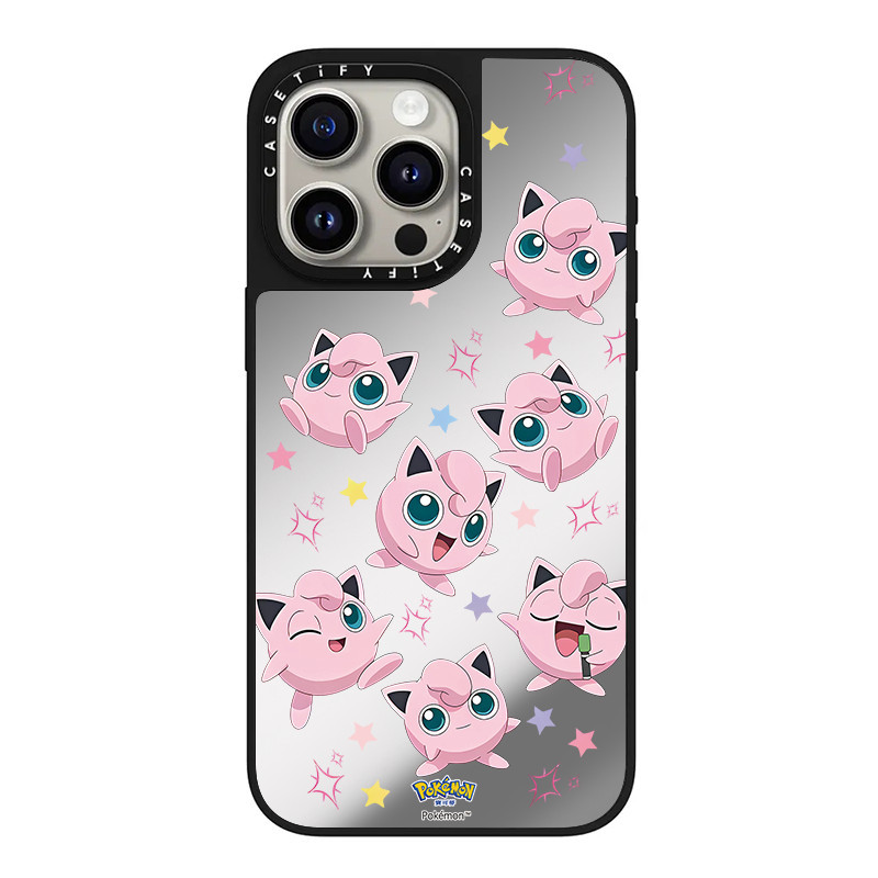 【iPhone12ProMAX】casetify×Pokemon ミラーケース Mirror Case】Casetify Pokémon Custom Pattern shockproof for iPhone