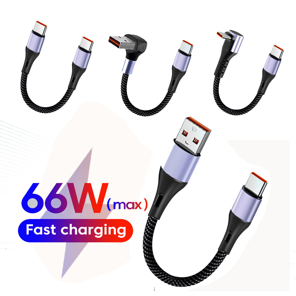 Twitch 90 Degree Elbow 66W Super Fast Charging Type C to Type C PD ...